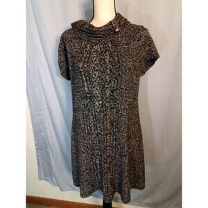 Style & Co dark gray knit sweater dress
